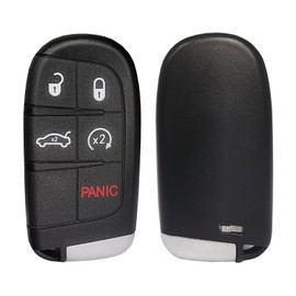 Smart Key Fob Replacement Fit for Chrysler 200 2015 2016 2017 2018 2019 2021 300 2011-2018 Dodge Charger 2011-2018 Challenger 2015-2018 Dart 2014-2016 Car Keyless Entry Remote M3N-40821302 433 Mhz