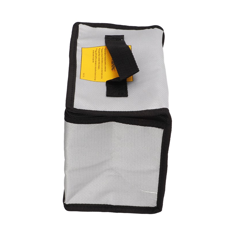 3PCS Lithium Battery Bag with Zipper Portable Fireproof Explosionproof Battery