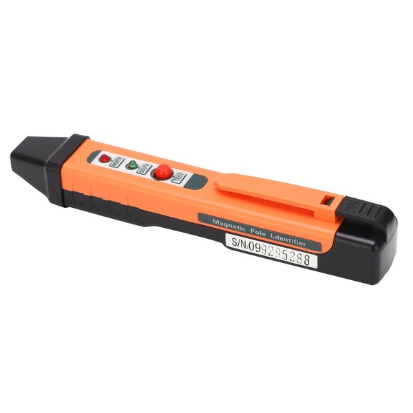 Ausla Hochempfindlichkeit Magnetischer Polstift, Tragbares LED -Polaritäts -Identifikator Werkzeug, Nord