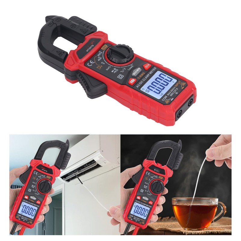 Digital Clamp Meter Multimeter Voltmeter Tester Amp Volt Meter Measure