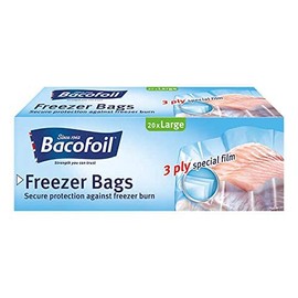 Bacofoil 20 Freezer Bags Large 6 litre 29x47cm
