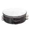 6 Inch Tambourines Double Row Melodious Polished Reflective Drum Hand
