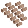 15pcs Essential Oil Car Diffuser Round Shape Simple Compact Walnut