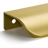 goldenwarm 5pack Matte Gold Drawer Handles 128mm Gold Profile Handle