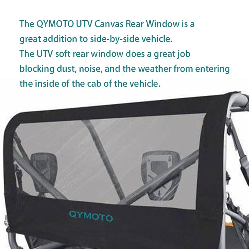 Teryx 800 4 UTV Rear Window, QYMOTO Soft UTV Rear