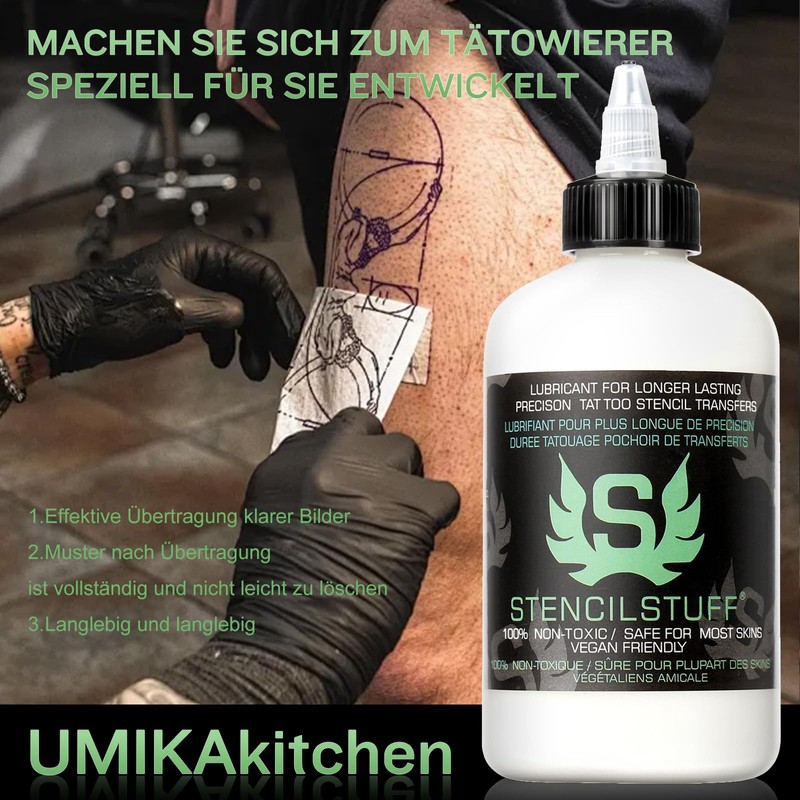 UMIKAkitchen Tattoo Transfer Cream Stencil Transfer Gel Professional Tattoo Stuff