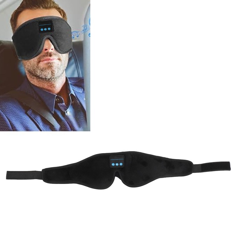 Bluetooth Sleep Mask 3D Memory Sponge Wireless Music Sleeping Headphone