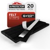 X-Protector Premium Felt Furniture Pads - 20 PCS 6 x