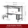 Sakugi Over The Sink Dish Drying Rack - Adjustable 2