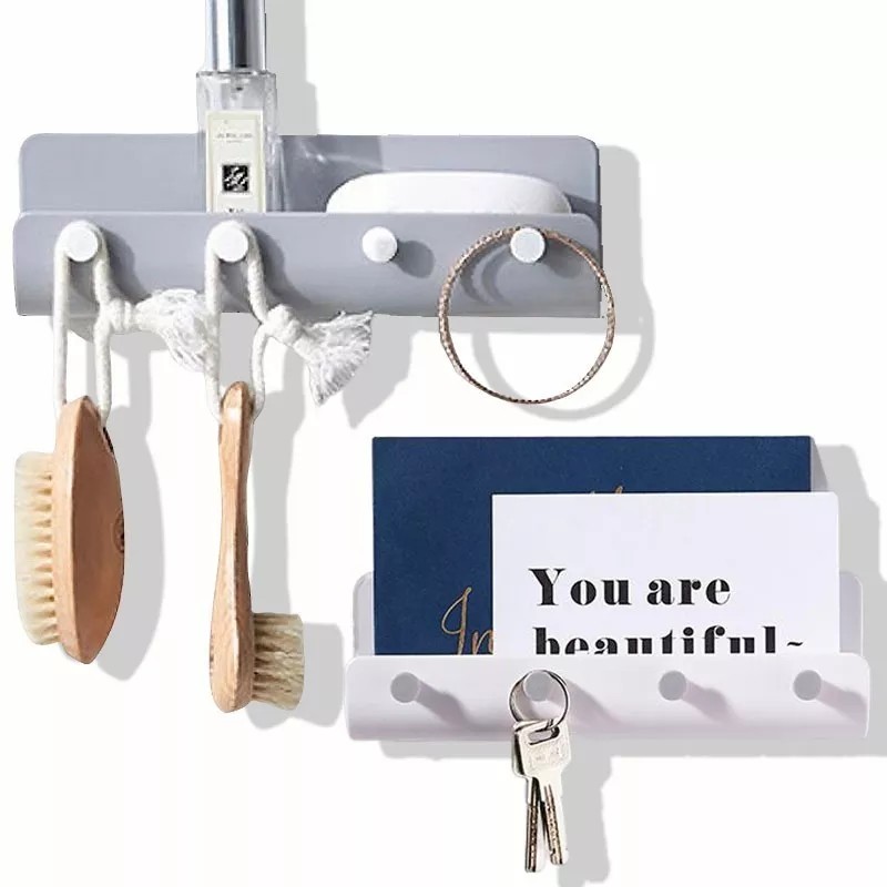 Porta Llaves Organizador De Pared Moderno Perchero Elegante