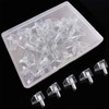 5mm Clear Shelf Support Pegs, Cabinet Shelf Pegs, Heavy Duty