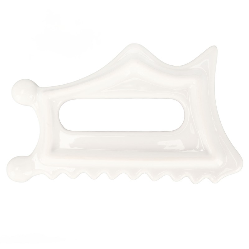 Facial Gua Sha Tool Men Women Ceramic Lymphatic Drainage Trigger