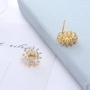 Collar Girasol Para Mujer Chapado En Oro De 18 Quilates