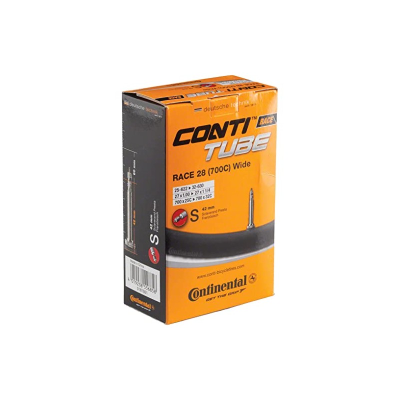 Continental Tube Race28 Wide 700 x 25-32C, Presta (1.7 inches