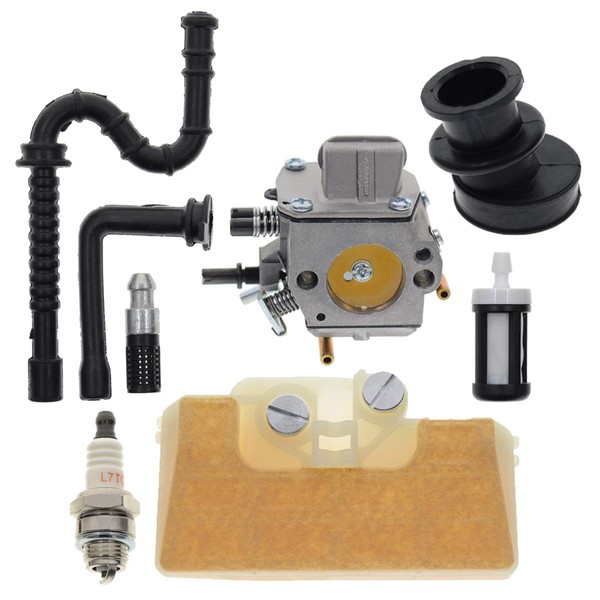 AUTOKAY Carburetor Fit for Stihl 029 MS290 039 MS390 Chainsaw 1127 120 0650 Carb Tune up kit