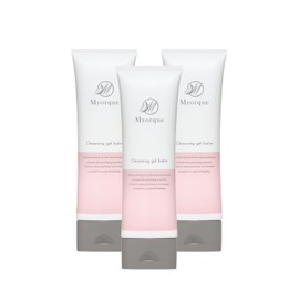 Myorque Gel Cleansing/Balm Cleansing, Approach to Pore Problems, Cleansing, Makeup Remover, Gel/Balm, Good Toco Removal, Facial Wash Gel (3.5 oz (100 g), Set of 3