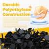 OKQX 150-Pack 1 3/8'' Christmas Tree Vapor Barrier Fasteners -