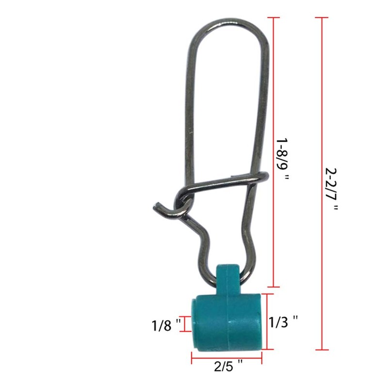 Fising Line Sinker Sliders with Duolock Snaps,Heavy Duty Sinker Slides