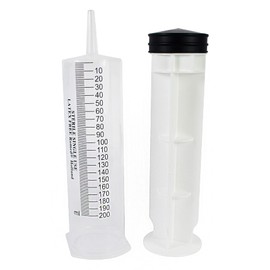 Romed Bladder Syringe Wound Syringe 3-Piece with Luer Attachment 200 ml (Pack of 1)