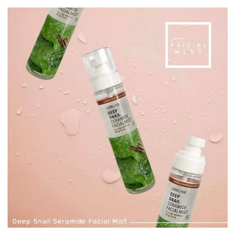 Bidameun Mist Facial Coreano Con Ceramida & Baba De Caracol