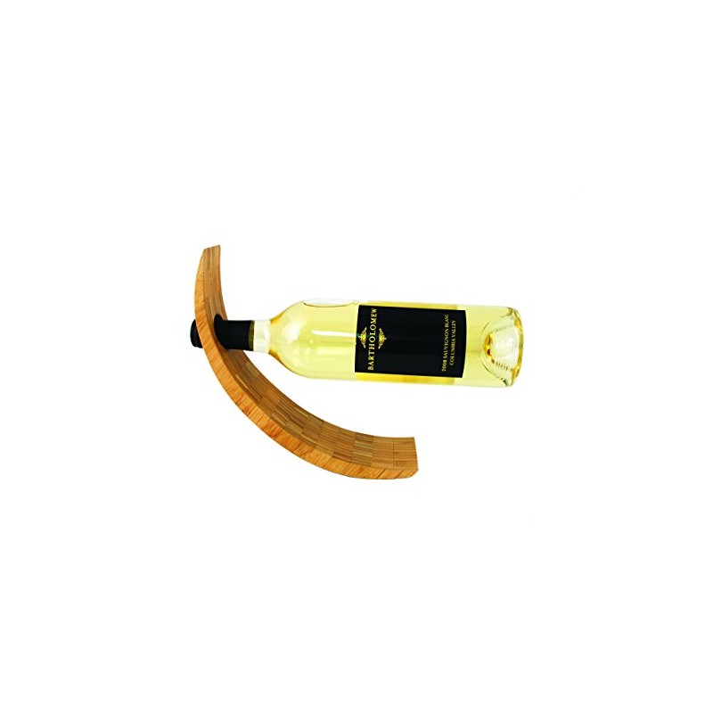 Crescent Bamboo Bottle Holder by True