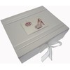 White Cotton Cards 21st Birthday Keepsake Box Glitter Ball and