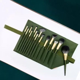 Avocado Green 메이크업 브러쉬 세트 아이쉐도우 립 파우더 컨실러 [아보카도그린PU] Makeup Brush Set Eyeshadow Lip Powder Concealer [Avocado Green PU]