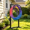 IBVIVIC Garden Hose Holder, Hose Stand with Stable Base and