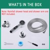 3 Mode Dog Shower Attachment, High Pressure Handheld Sprayer with