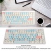 84 Key Bluetooth Keyboard 3 Mode 2.4G Wireless Bluetooth Gaming