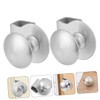 Gadpiparty 2pcs Glass Door Handles Durable Pull Clamp for Kitchen