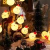 KH Serie De Luces Navideñas Santa Mono De Nieve Decoracion
