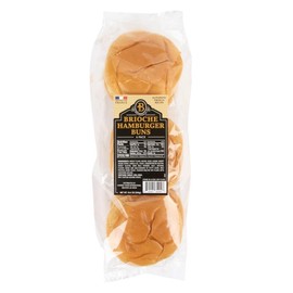 Generic Boulangerie 255 Brioche Hamburger Buns, 10.6 oz, 14 Pack