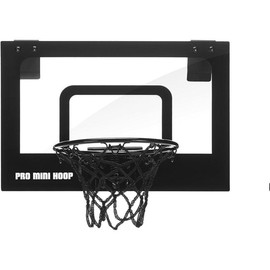 Pro Mini Indoor Basketball Hoop - Over The Door – Portable - Great for Home, Dorms, Offices, and Gifts - Color: Micro