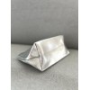 Lancôme Lancome Vegan Leather Makeup Pouch Case Bag Silver