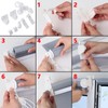 GisWell Set of 2 Brackets for Roller Blind, 17 mm