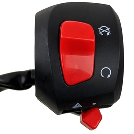 RedCap Only Right Side Handlebar Switch with 7-Wire Harness Pin Plug, Specifically Designed for Jonway ATV - Version-YY125-2A, Fit in Chinese ATV Models - On/Off Engine Stop Electric Start Switch
