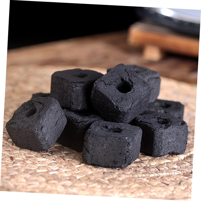 Kisangel 1bag Bamboo Charcoal Tablets for Grilling Cooking Camping Charcoal