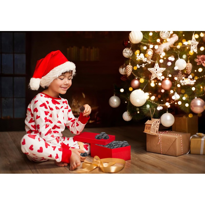 Fruidles Christmas Coal Chocolate Milk Double Crispy Coal, Party Bag