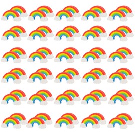 Pack of 60 Rainbow Erasers, Colourful Erasers, Children's Funny Erasers, Painting Erasers, Students, School Supplies, Stationery for Schools, Offices and Party Favours, Birthday