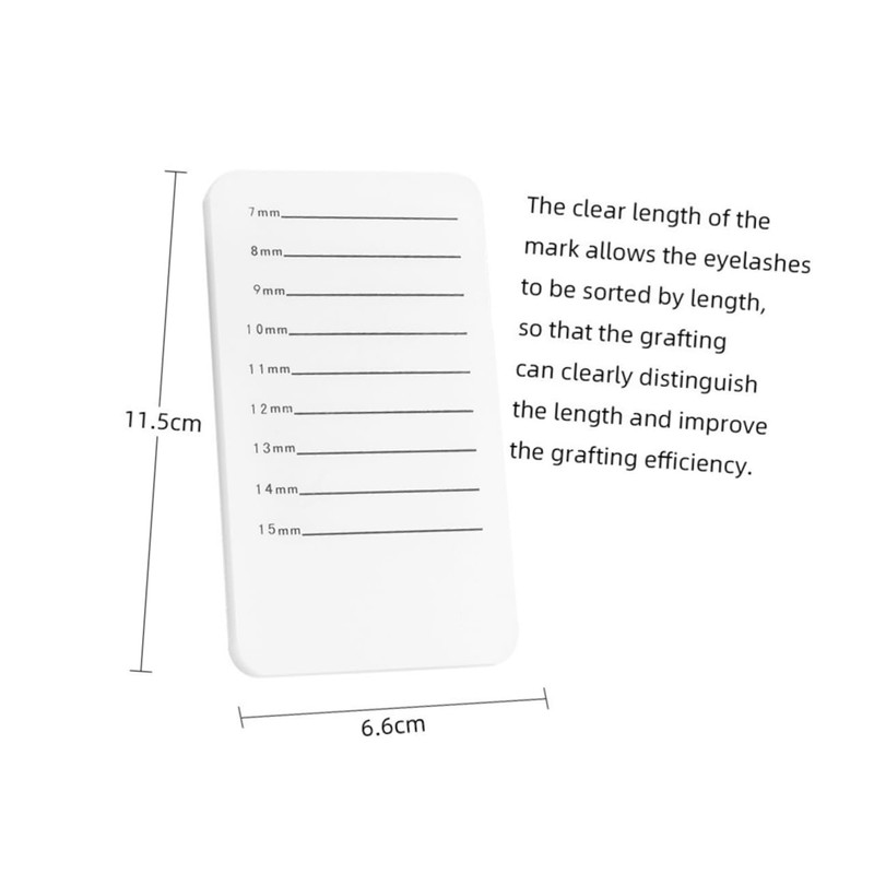 Minkissy Eyelash Extension Kit Acrylic Eyelash Tray with Holder 7-15mm