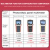 Domary 1600W Photovoltaic Panel Multimeter Solar Panel MPPT Tester Open
