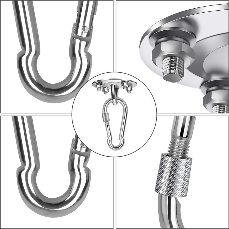 Lepidi Ceiling Hook Hanging Swing Hook with Screw Ceiling Hook
