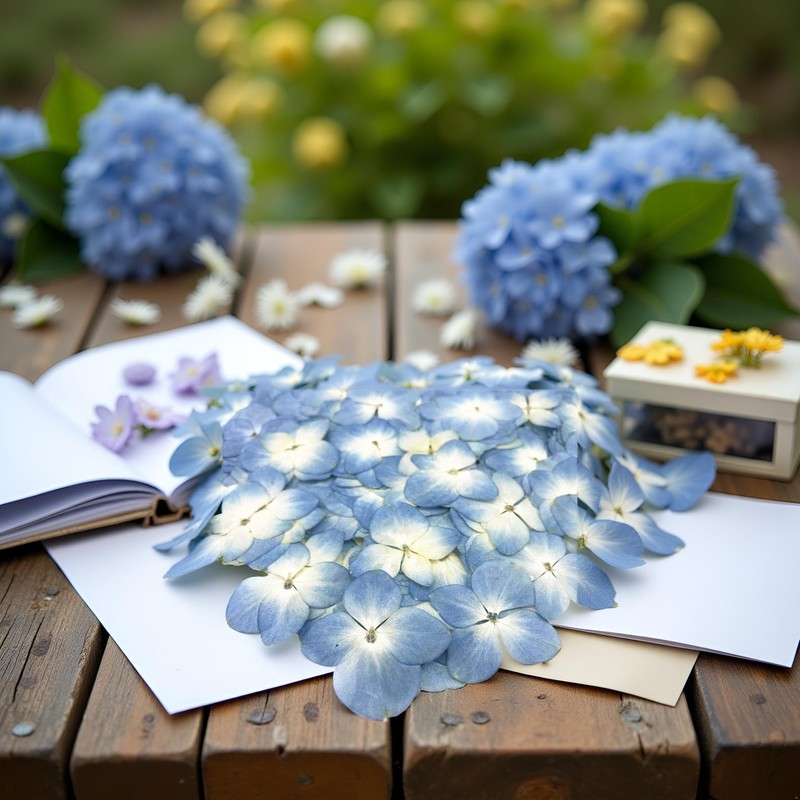 12Pcs Blue Preserved Dried Flowers Plant,Wide Applications Dried Pressed Flowers