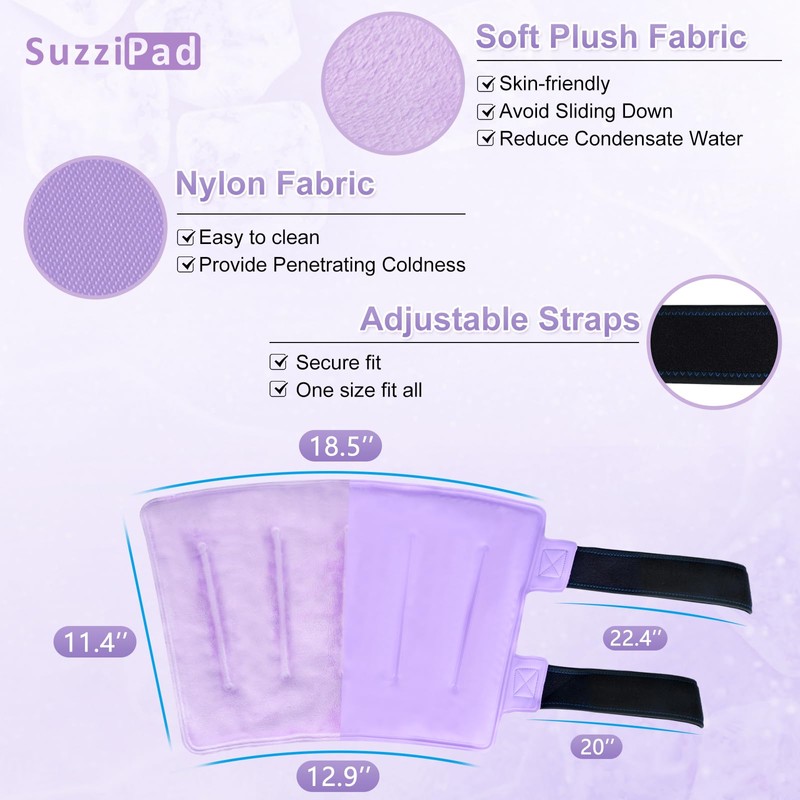 SuzziPad 360° Cold Pack for Calf, Shin, Arm & Elbow