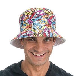 Chaks -Fisherman Hat 90s Vintage Sun Hat for Men & Women Fishing Hat Retro Summer Accessories Festival