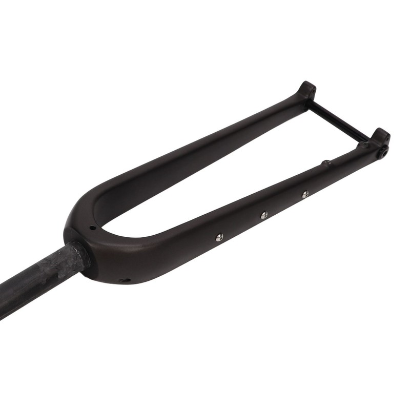 Bike Front Fork Carbon Fiber 100mm Opening Matte Straight Tube