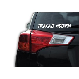 Generic Trakas HDSPM Decal Trokita Decal Car Window Mexican Flag Vinyl Sticker Mexico Trucking (White, 12"" x 1.5"")