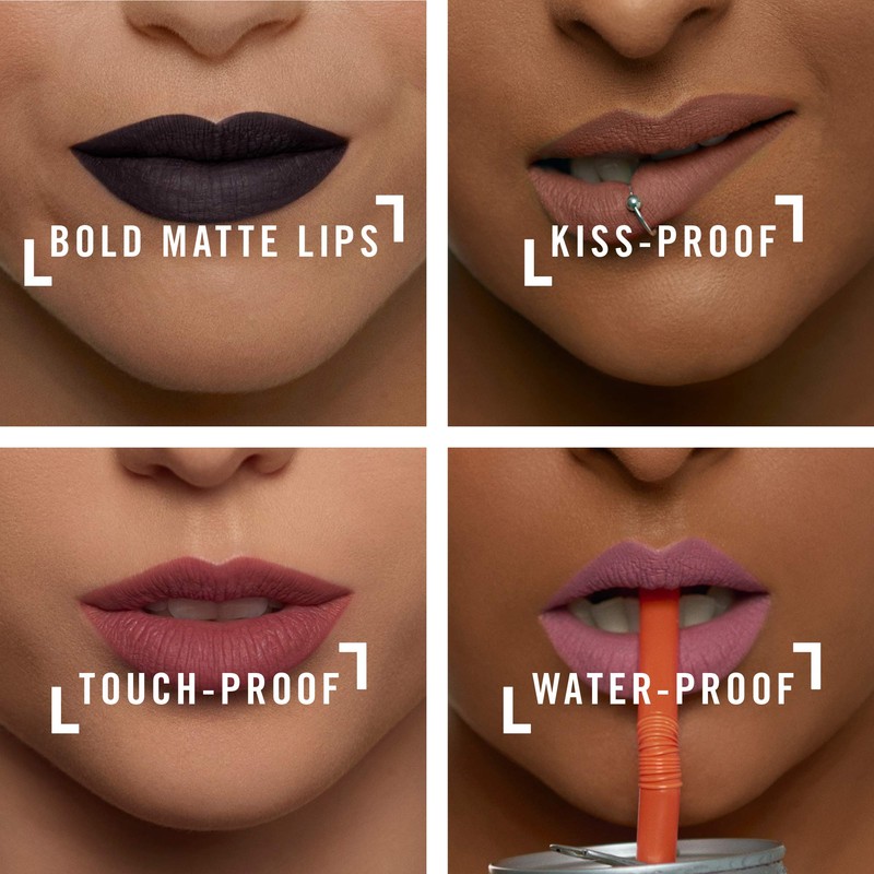 Rimmel Stay Matte Lip Liquid, Heartbeat, 0.21 Fl Oz (Pack
