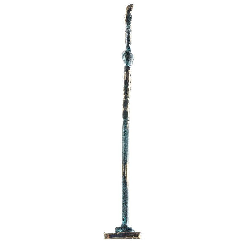 Antique Flame Olympics Solid Bronze Handmade Statue 17cm